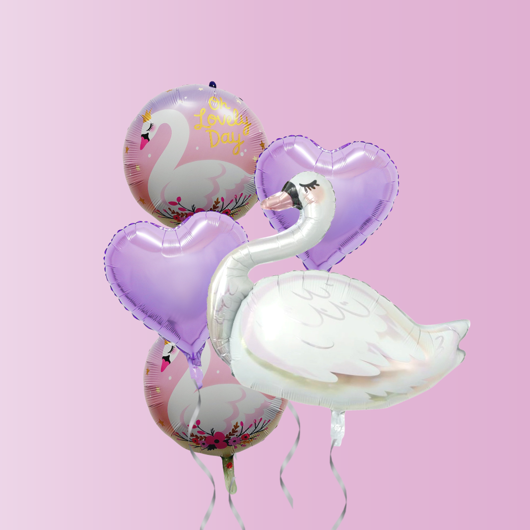 Swan and hearts Balloon Bundle product photo 2