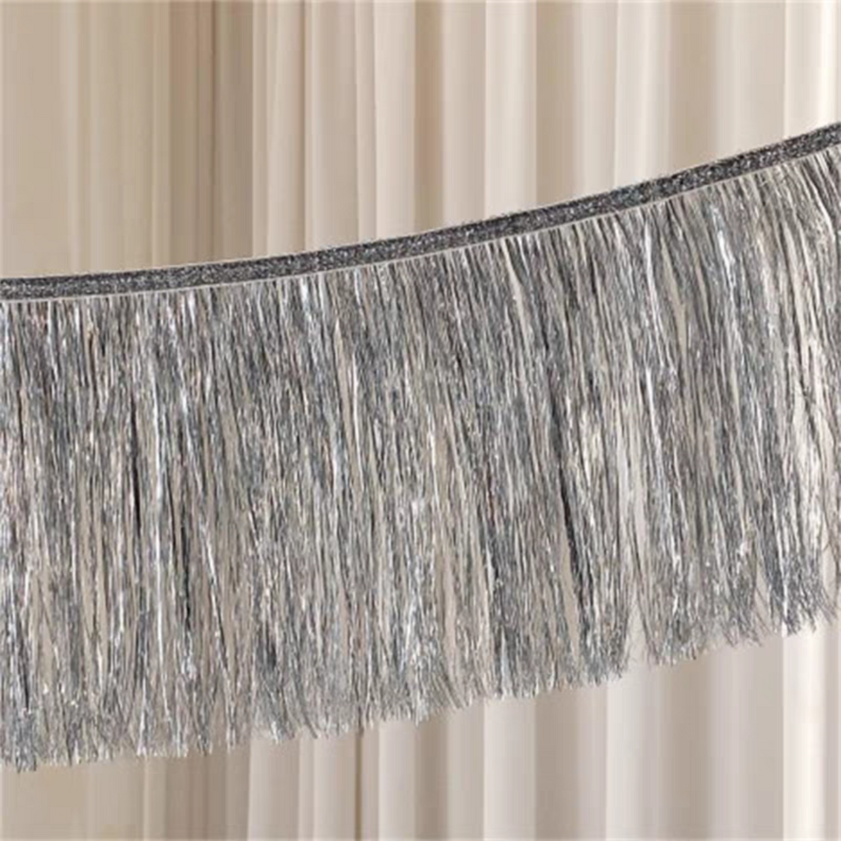 Foil tinsel tassel fringe garland product photo 11