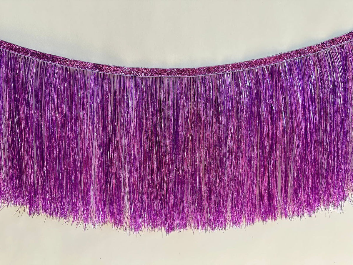 Foil tinsel tassel fringe garland product photo 44