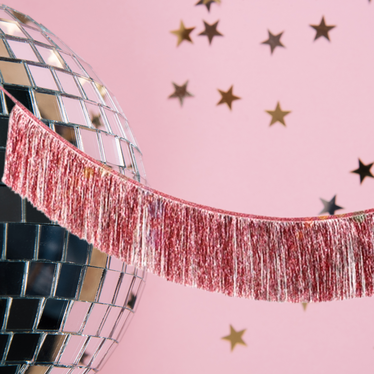 Foil tinsel tassel fringe garland product photo 8