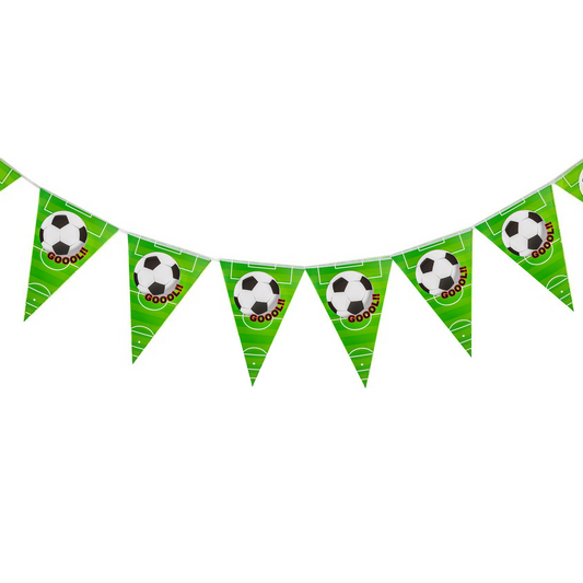 Football Birthday Party Paper Flags Bunting product photo