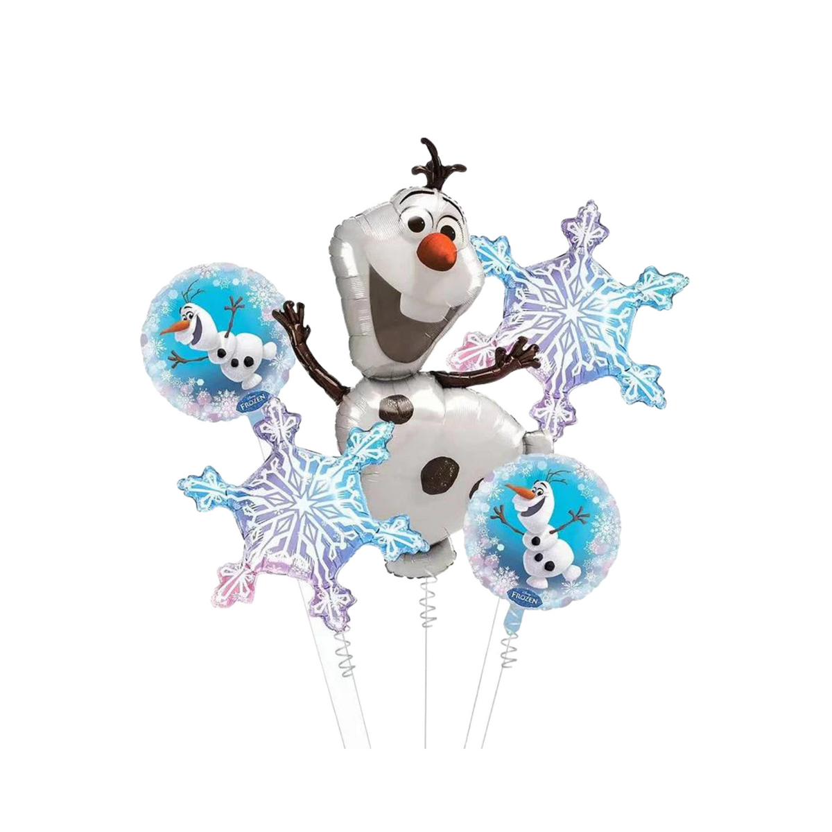 Frozen Theme Olaf Snow flakes Balloon Bundle product photo 2