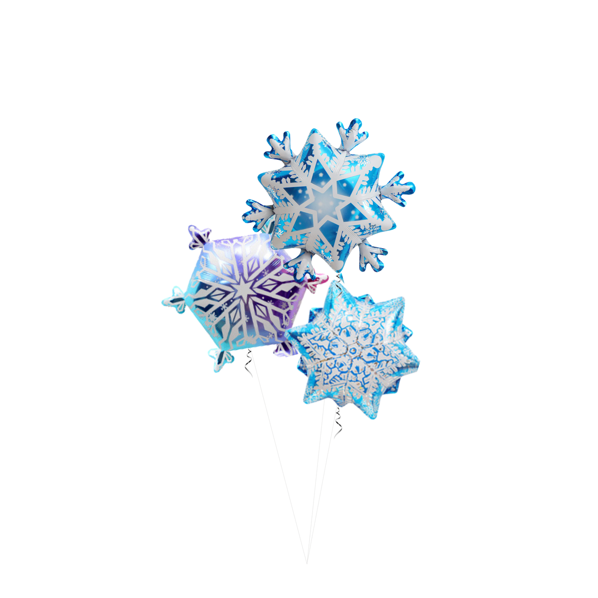 Frozen Theme Snow flakes Balloon Bundle product photo 2