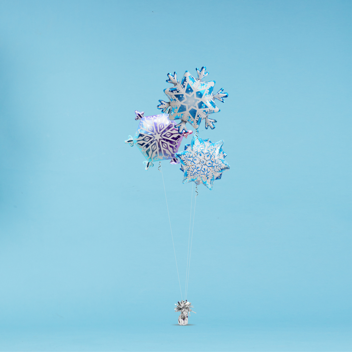 Frozen Theme Snow flakes Balloon Bundle product photo 3