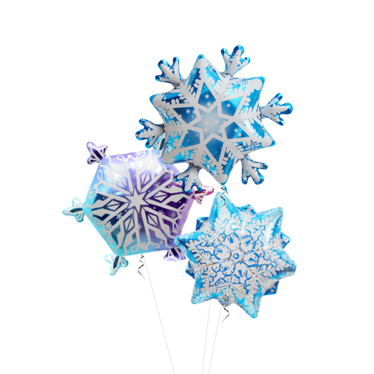 Frozen Theme Snow flakes Balloon Bundle product photo