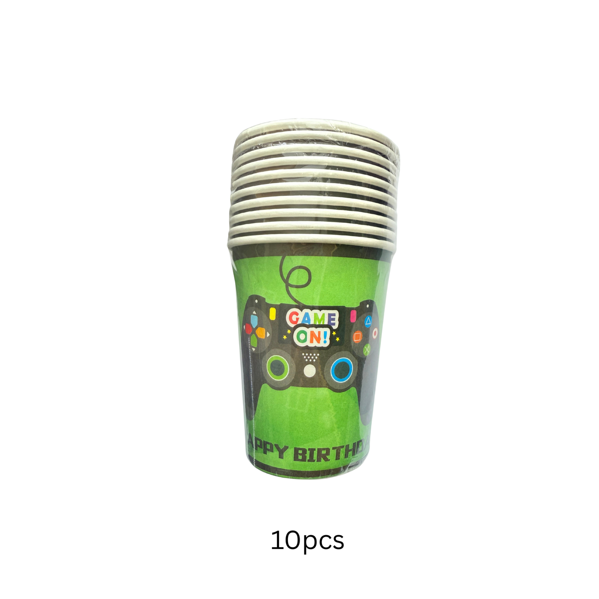 Gaming control tableware 10-pack, green product photo 4