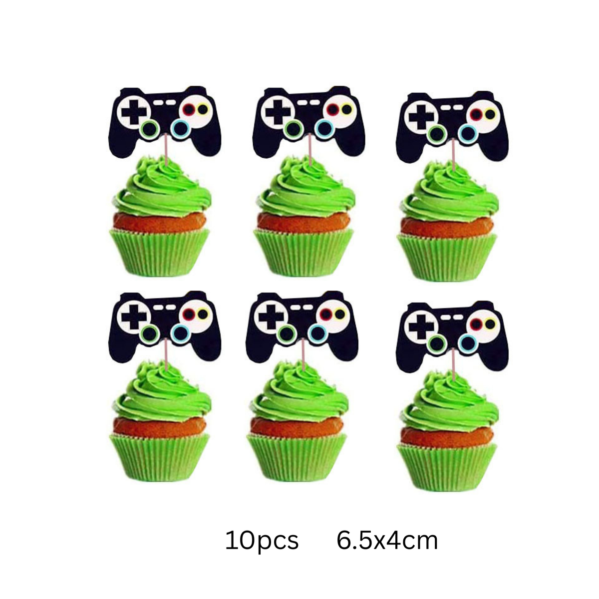 Gaming control tableware 10-pack, green product photo 6