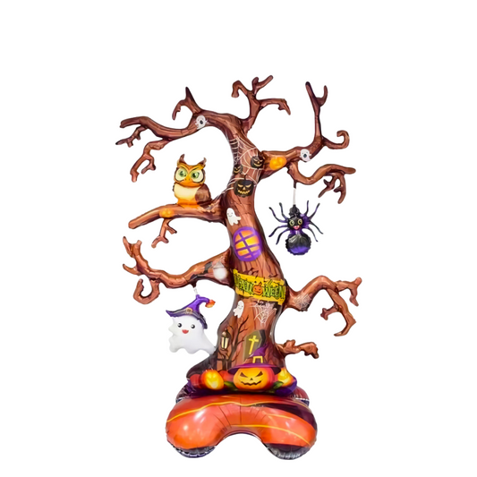 Halloween Big Standing Tree Foil Balloon lifestyle photo
