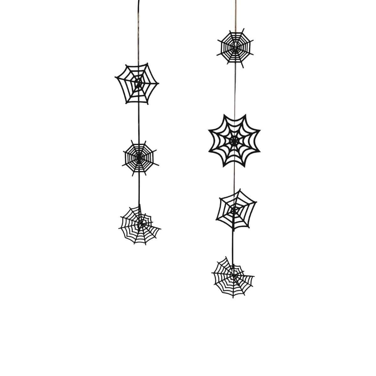 Halloween paper card spider web bunting garland children adults birthday product photo