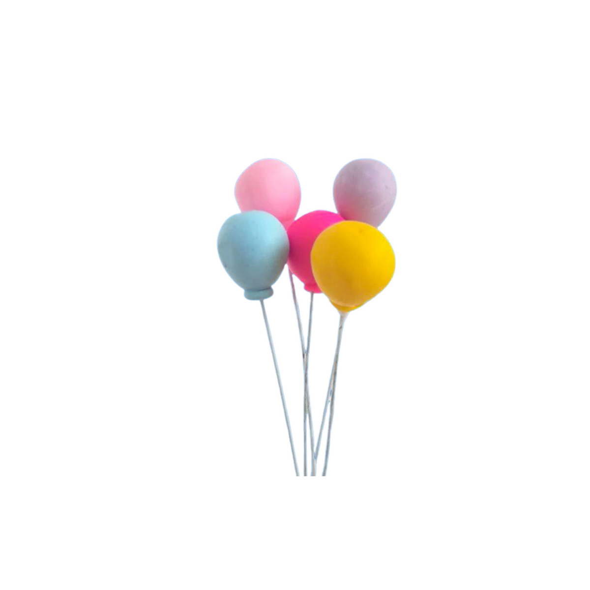 Happy cloud rainbow and balloons cake topper product photo 4