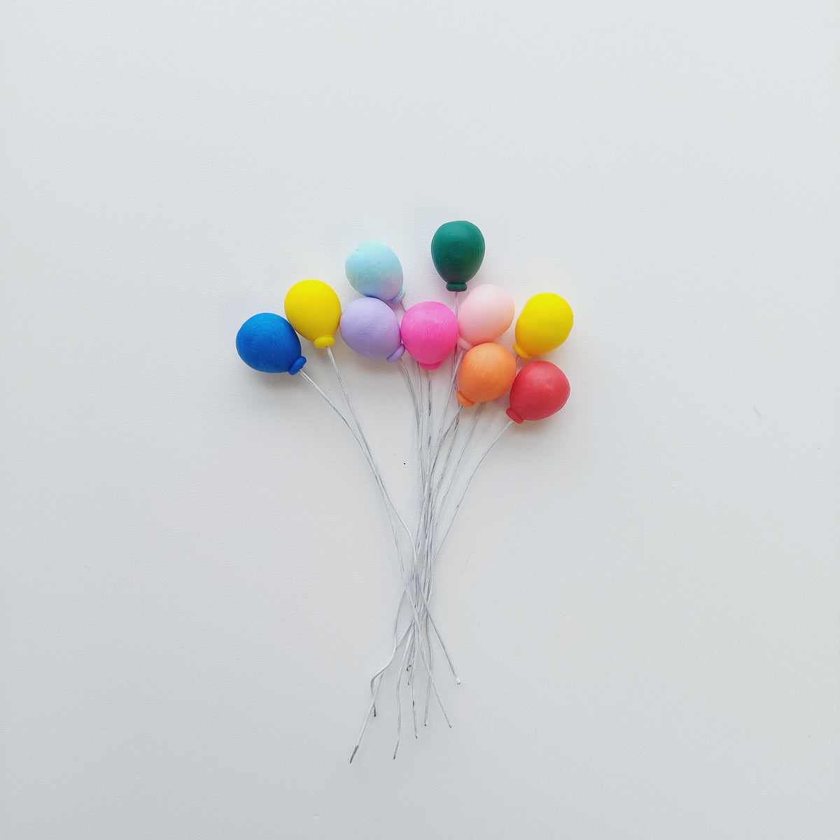 Happy cloud rainbow and balloons cake topper product photo 8