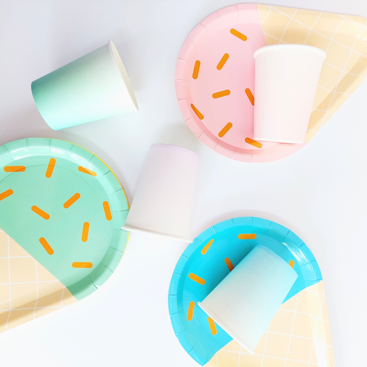 6-pack Ice Cream Paper Plates product photo 2
