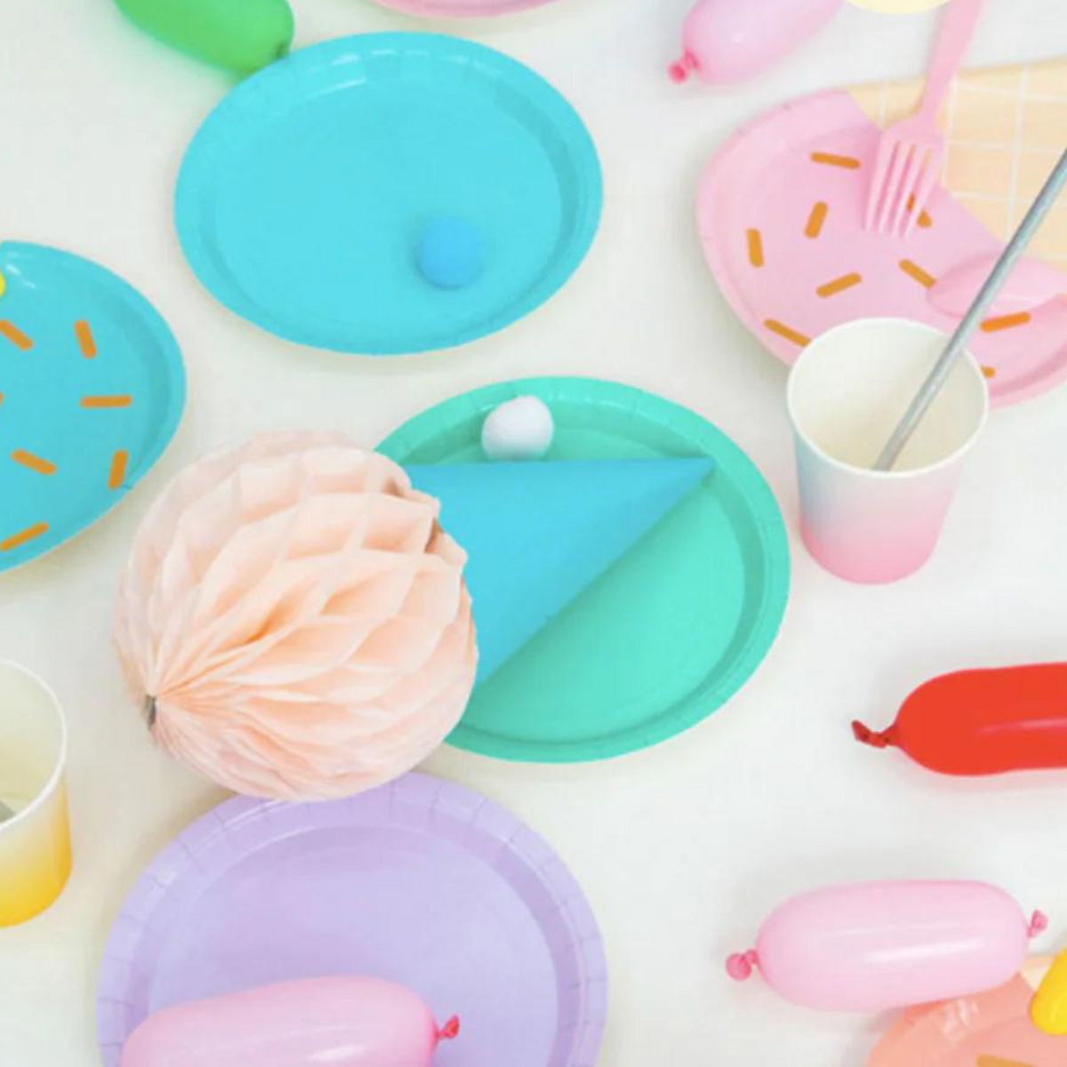 6-pack Ice Cream Paper Plates product photo 3