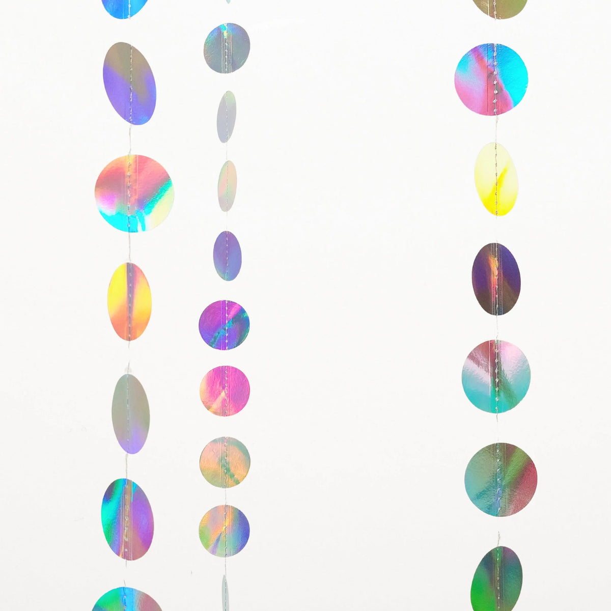 Iridescent Christmas new year Circles Hanging Decoration lifestyle photo