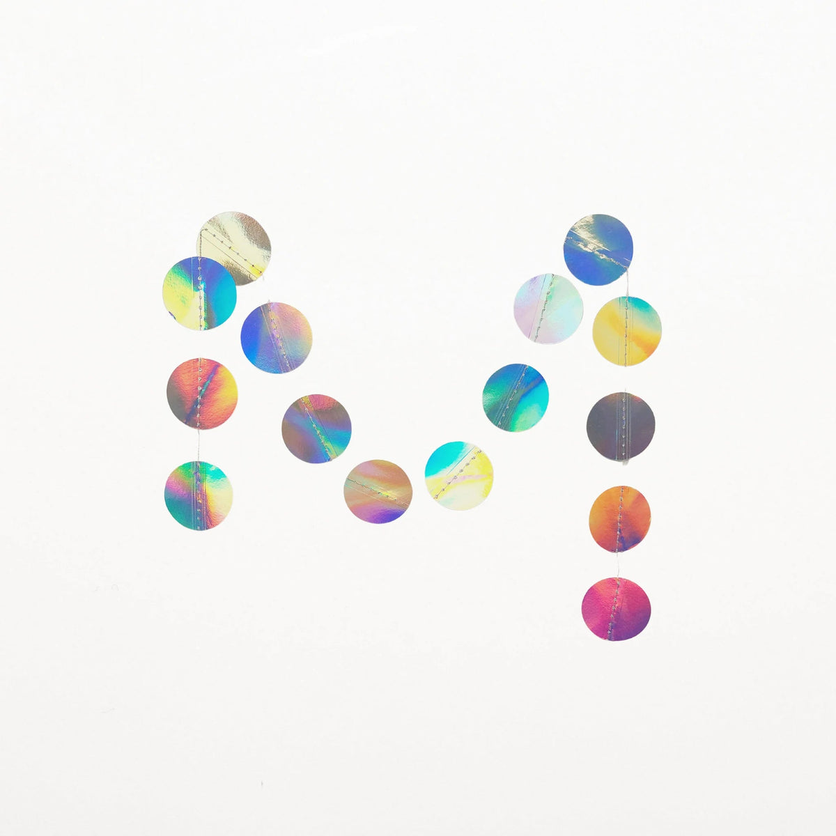 Iridescent Christmas new year Circles Hanging Decoration lifestyle photo