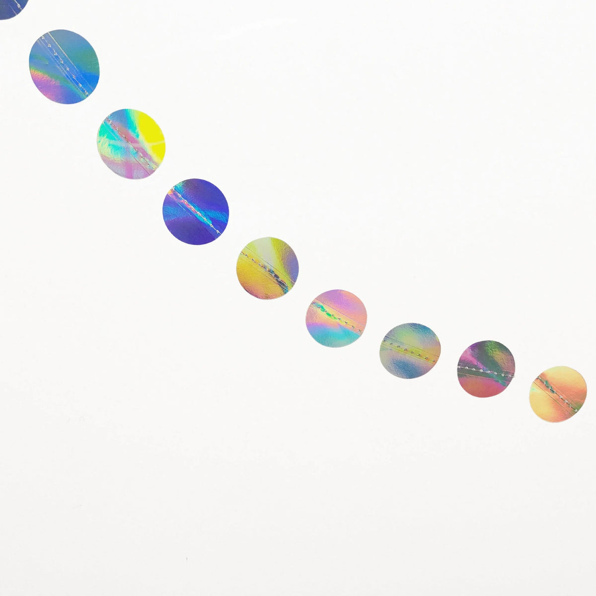 Iridescent Christmas new year Circles Hanging Decoration lifestyle photo