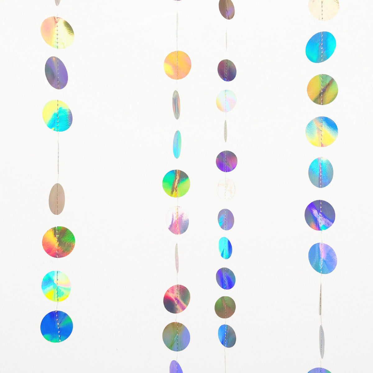 Iridescent Christmas new year Circles Hanging Decoration lifestyle photo