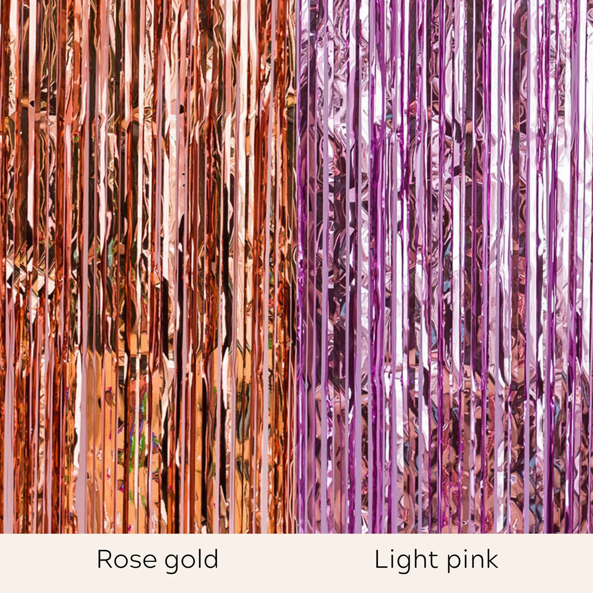 Iridescent Tinsel Foil Curtain Backdrop Decoration product photo 6