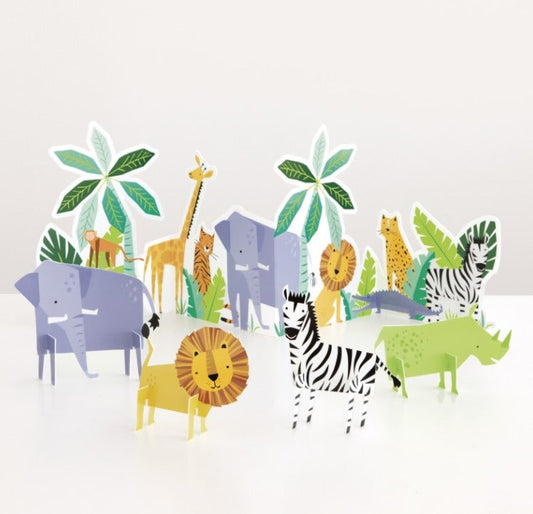 Jungle Animal Birthday Party Table Stand Decoration product photo