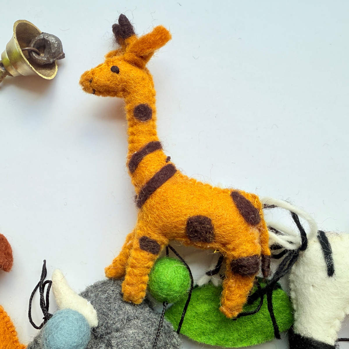 Jungle safari felt animals home bunting hanging decoration lifestyle photo