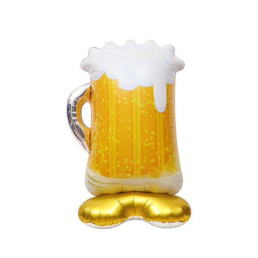 Large beer bottle free standing air inflation foil balloon product photo