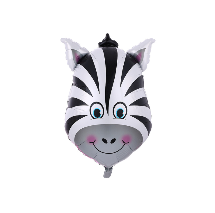 Jungle animal face foil balloons party decoration product photo 11