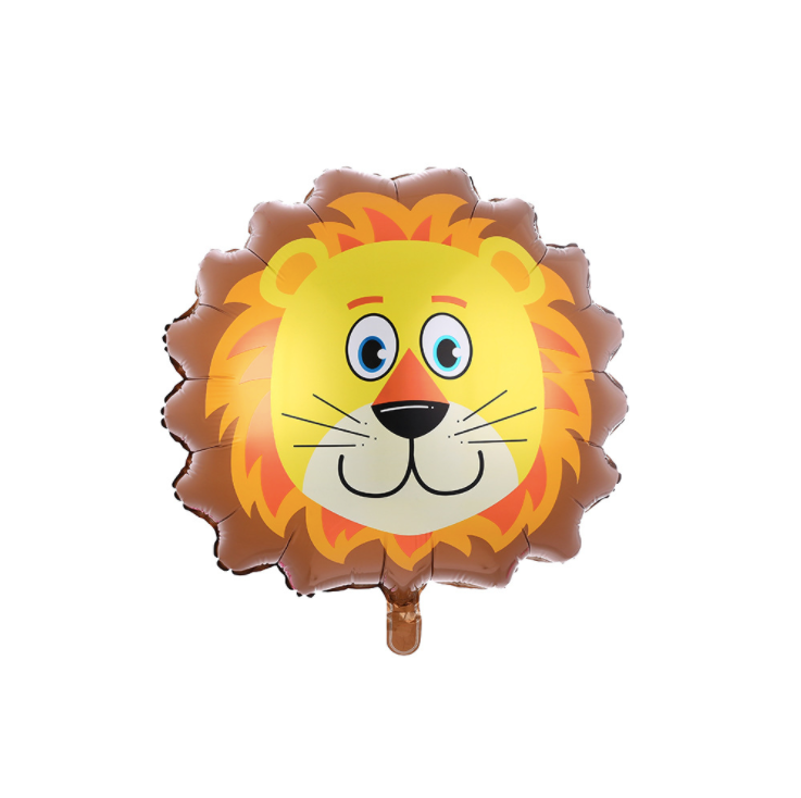 Jungle animal face foil balloons party decoration product photo 12