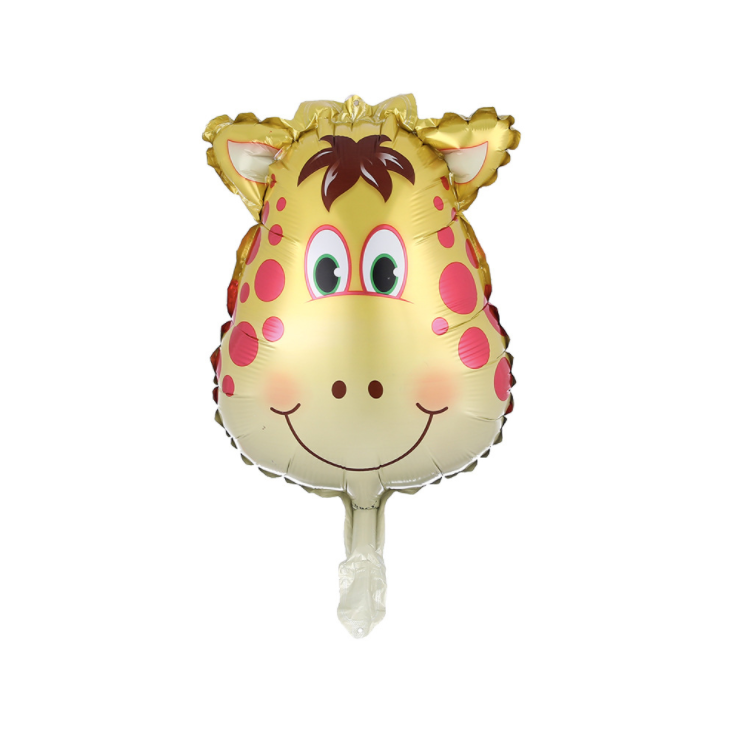 Jungle animal face foil balloons party decoration product photo 15