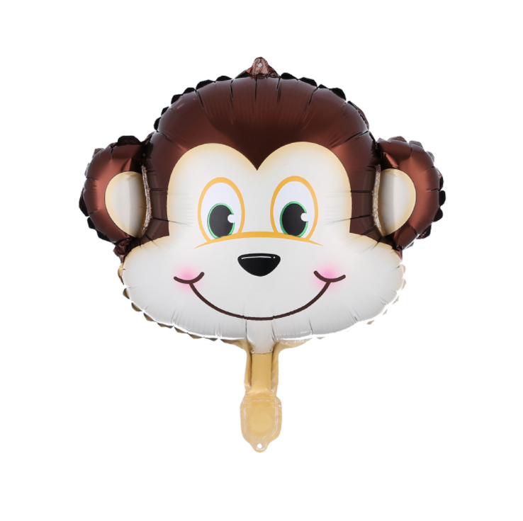 Jungle animal face foil balloons party decoration product photo 18