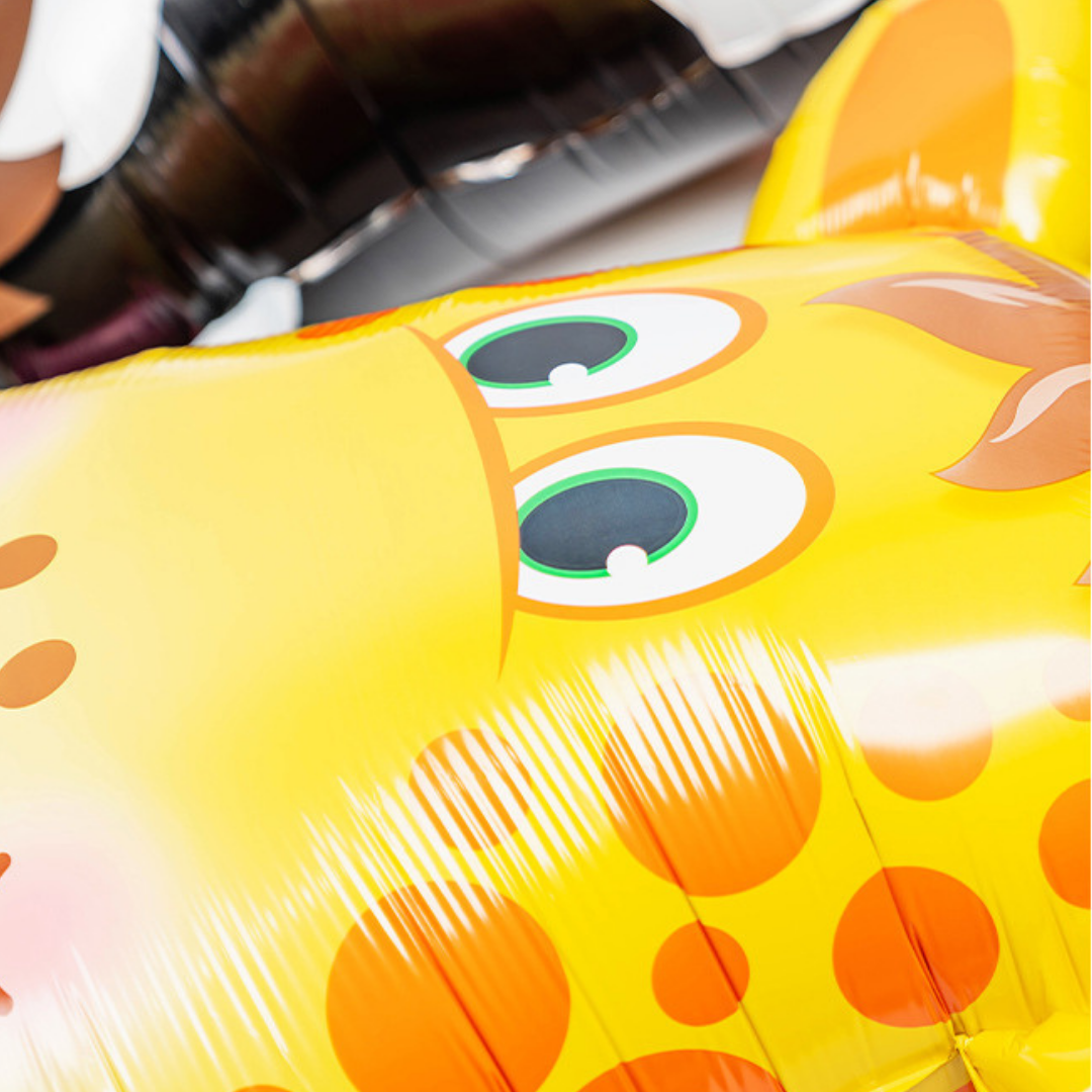 Jungle animal face foil balloons party decoration product photo 24