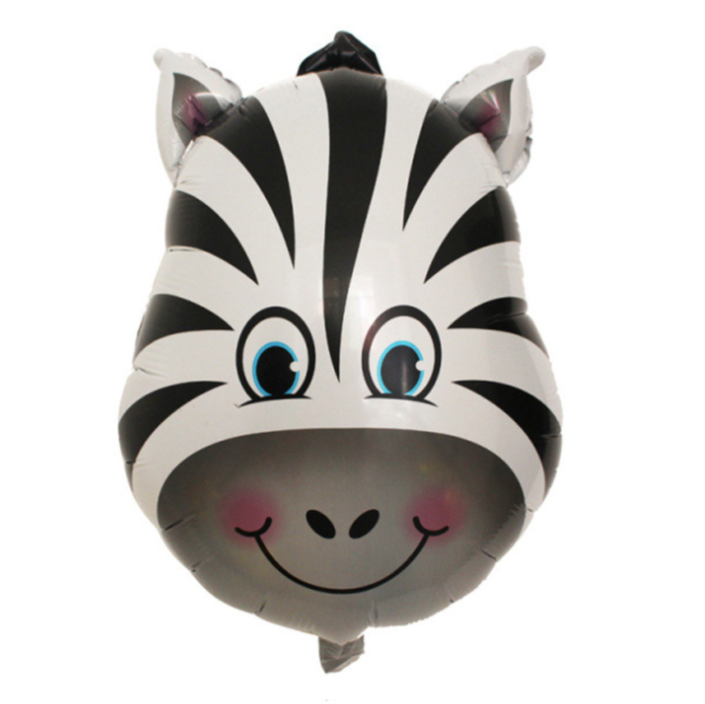 Jungle animal face foil balloons party decoration product photo 8