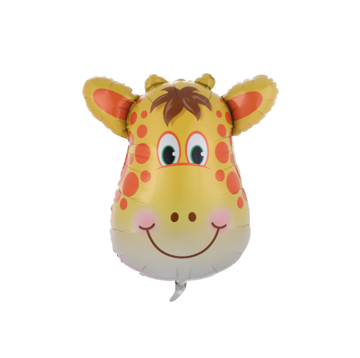 Jungle animal face foil balloons party decoration product photo 9