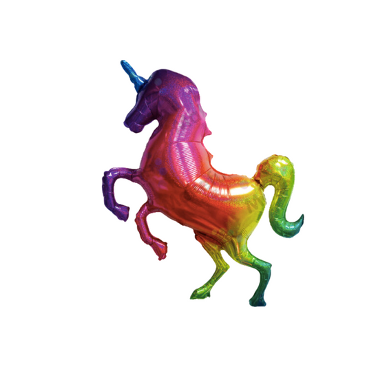 Large Rainbow Unicorn Girls Birthday Party Balloon product photo