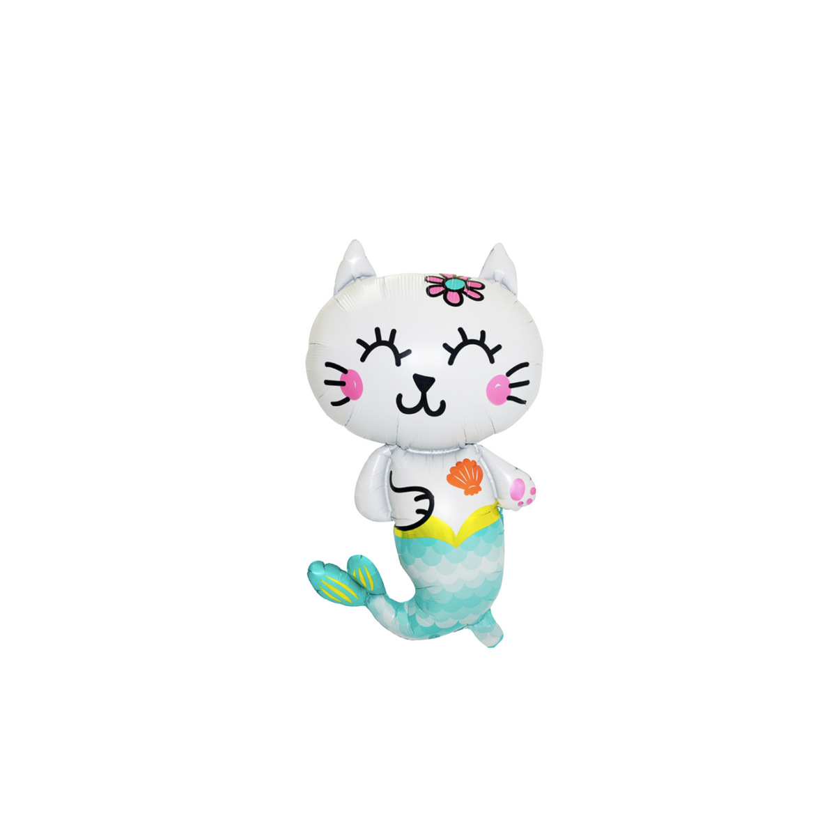 Mermaid cat with bubble balloons bundle product photo 3