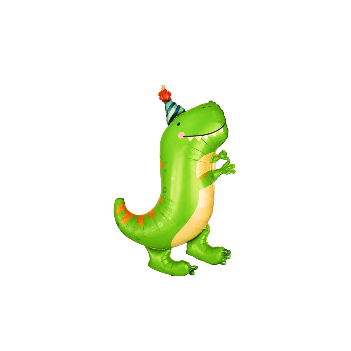Orange and Teal Dinosaur Birthday Balloon Bundle product photo 3