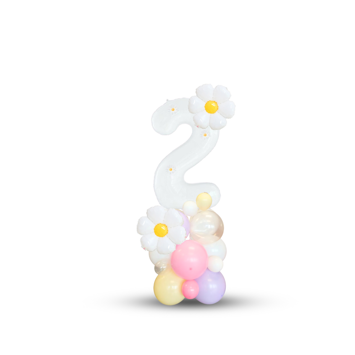 Pastel daisy balloon sculpture bouquet product photo 4
