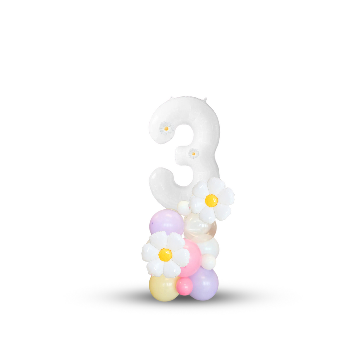 Pastel daisy balloon sculpture bouquet product photo 5