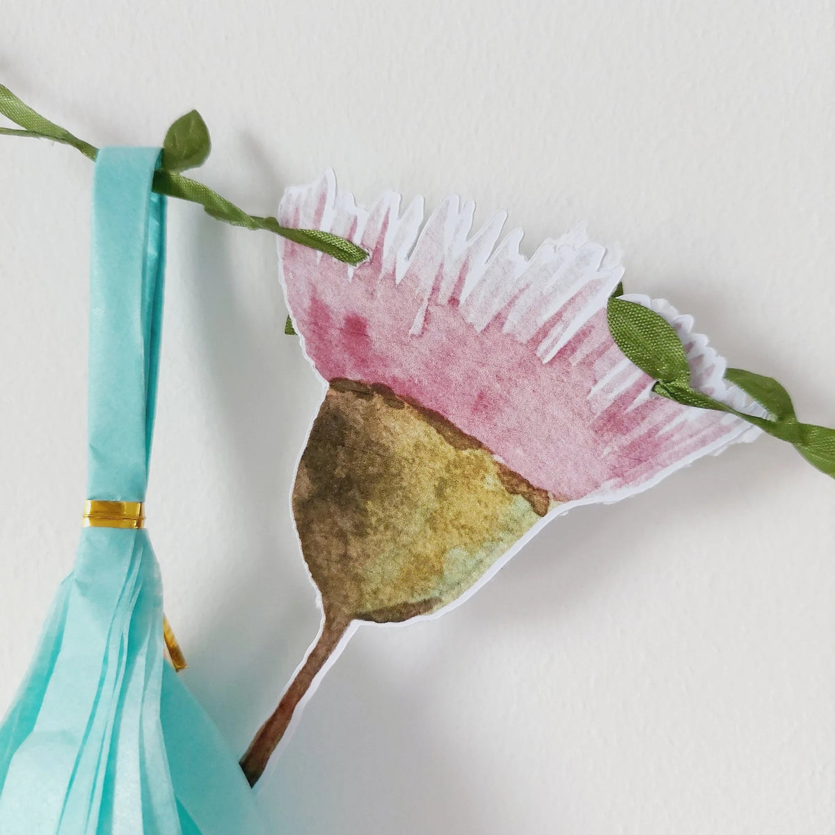 Pastel fairy wild flowers blossom balloon garland product photo 6