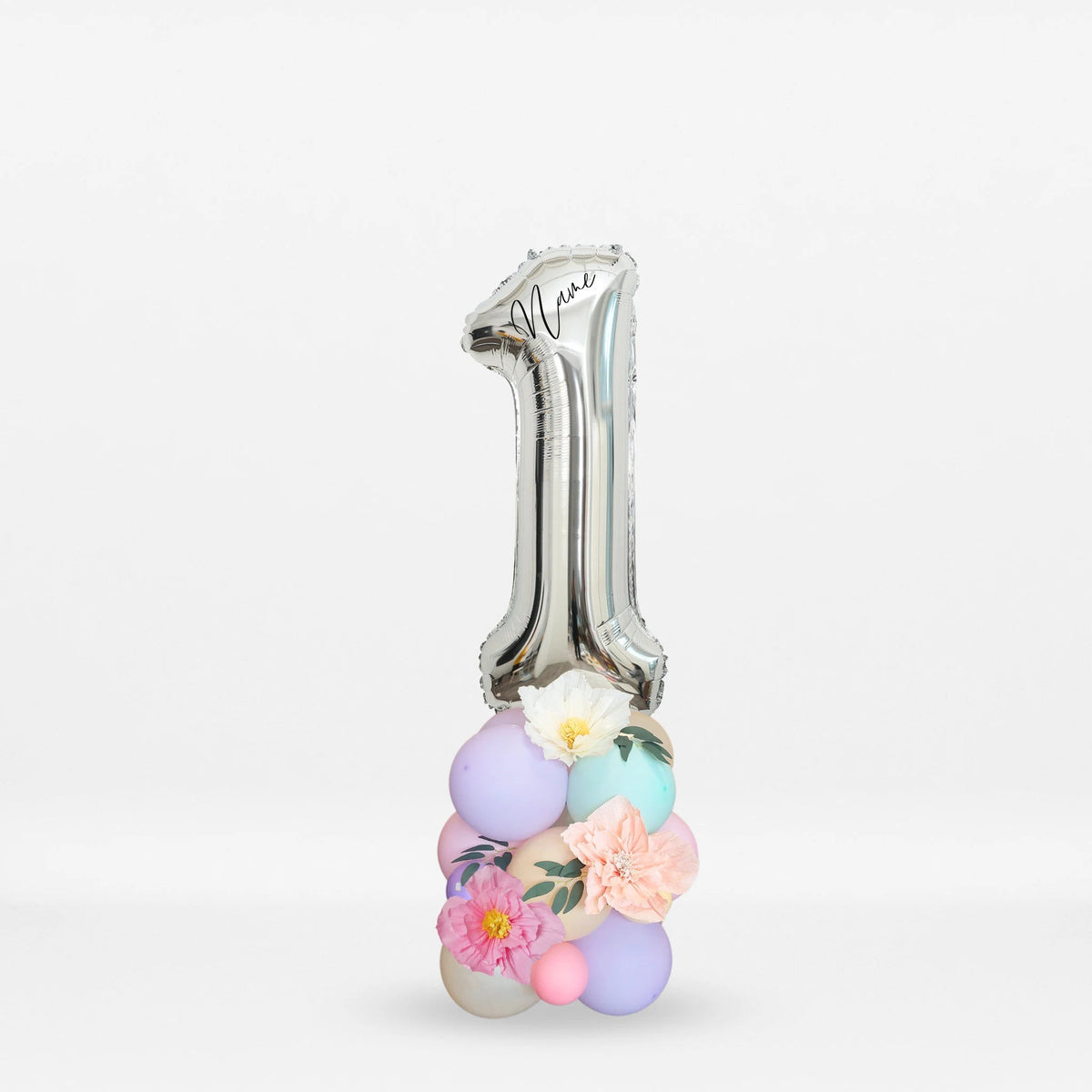 Pastel fairy wild flowers blossom balloon sculpture bouquet product photo 12