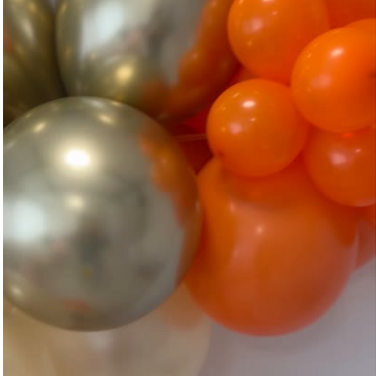 Peach, Gold & Orange Balloon Garland 2m Party Decoration (70 Balloons, 18" 12” and 5") product photo 2