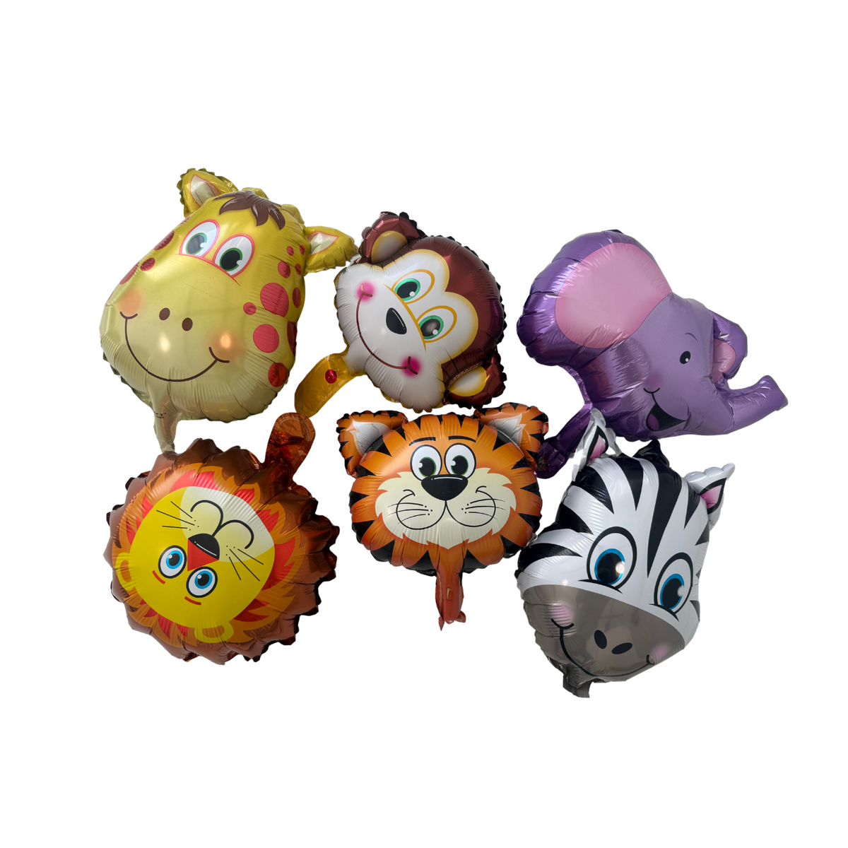 Personalised DIY 40inch jungle safari wild zoo animals balloon bouquet stand product photo 3