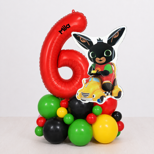 Personalised DIY licensed BING balloon sculpture stack stand product photo