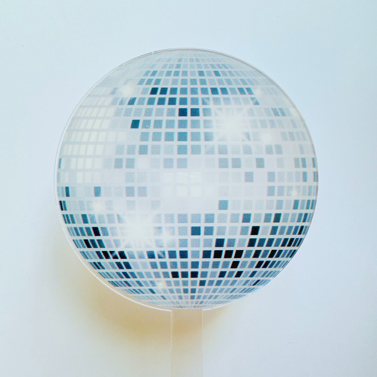 Personalised disco roller skates Cake Topper birthday decor product photo 3