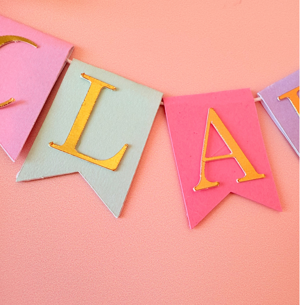 Personalised handmade pink daisy flowers birthday cake topper product photo 4