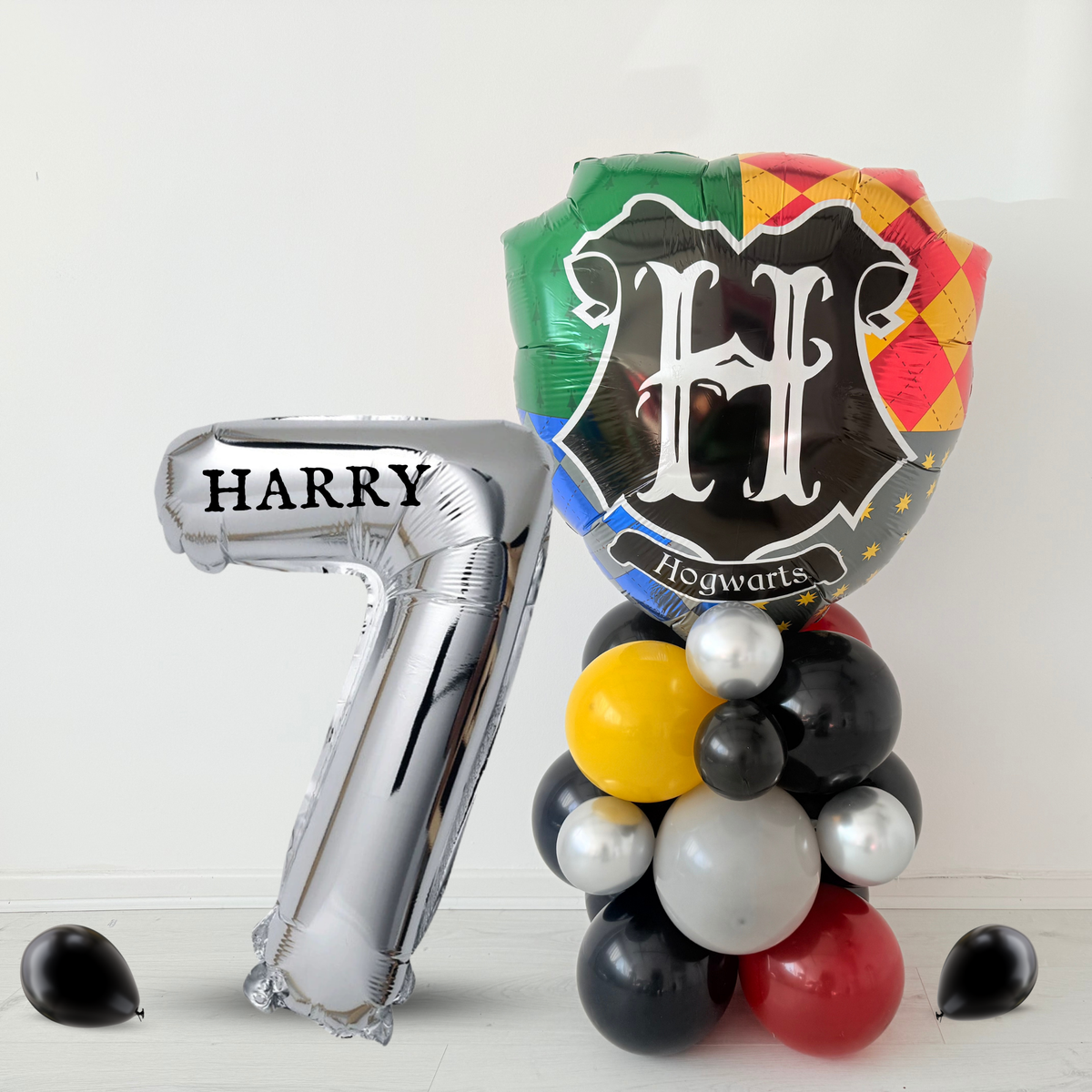 Personalised Harry Potter hogwarts movie Balloon bouquet stand display product photo 2
