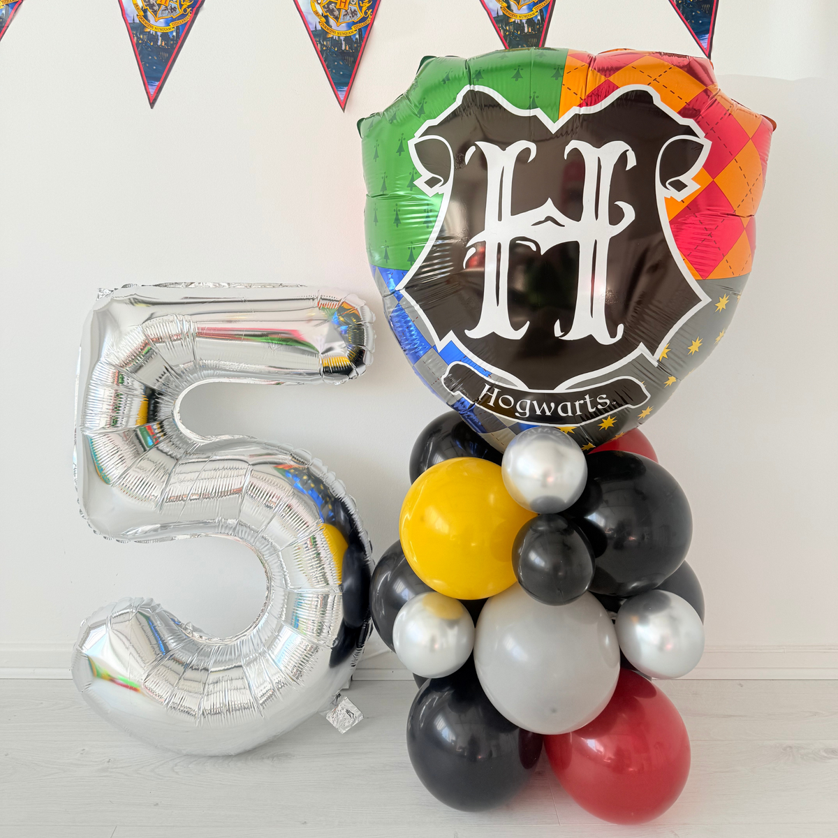 Personalised Harry Potter hogwarts movie Balloon bouquet stand display product photo 4