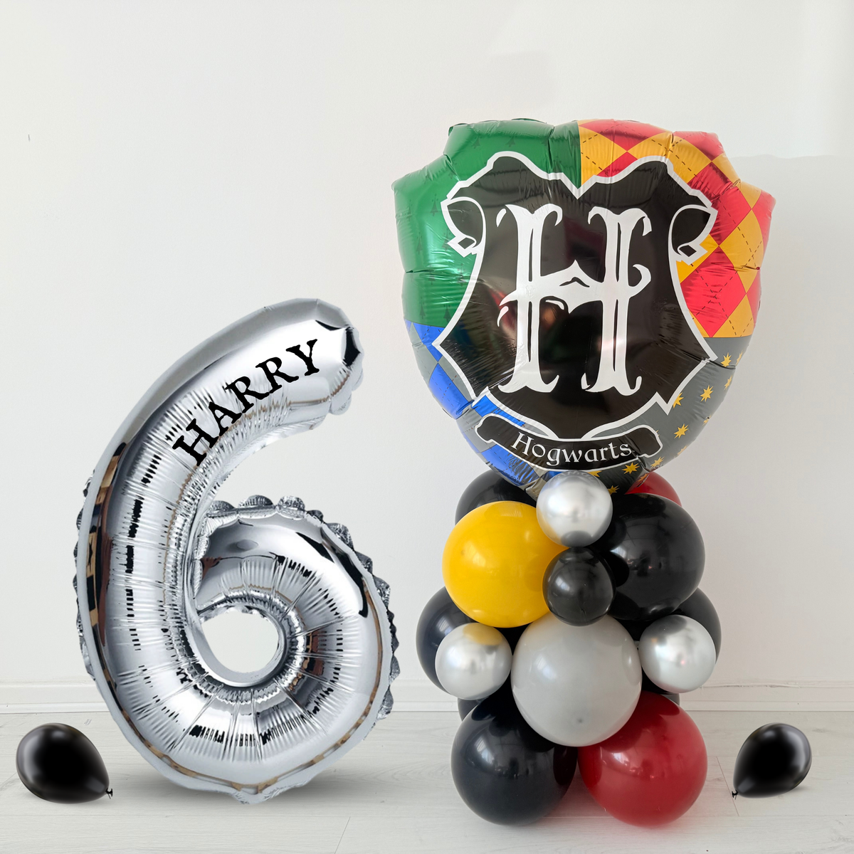 Personalised Harry Potter hogwarts movie Balloon bouquet stand display product photo 5