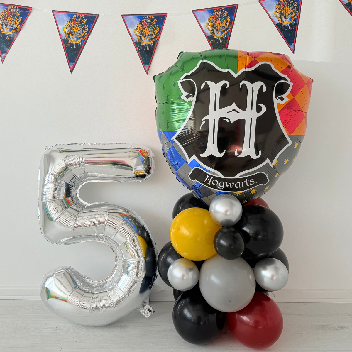 Personalised Harry Potter hogwarts movie Balloon bouquet stand display product photo 7