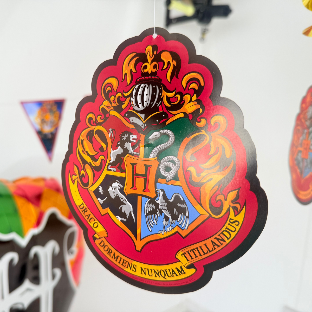 Personalised Harry Potter hogwarts movie Balloon bouquet stand display product photo 8