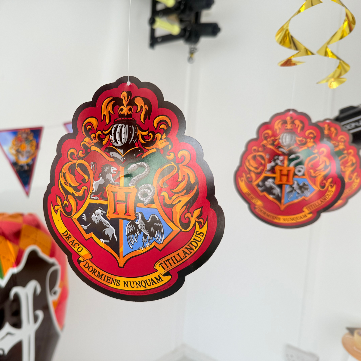 Personalised Harry Potter hogwarts movie Balloon bouquet stand display product photo 9